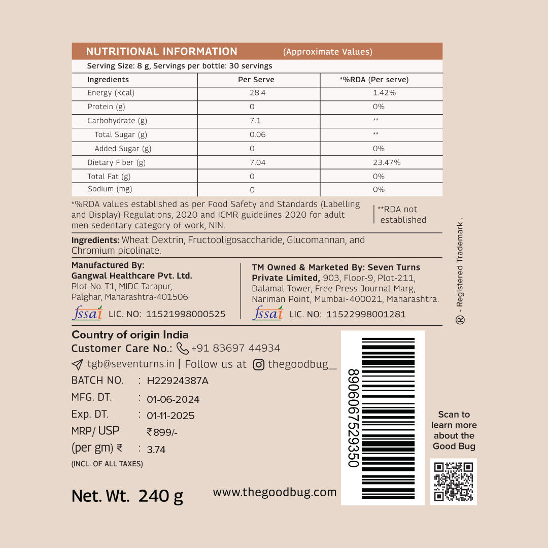 Metabolic Fiber Boost | Helps boost GLP-1