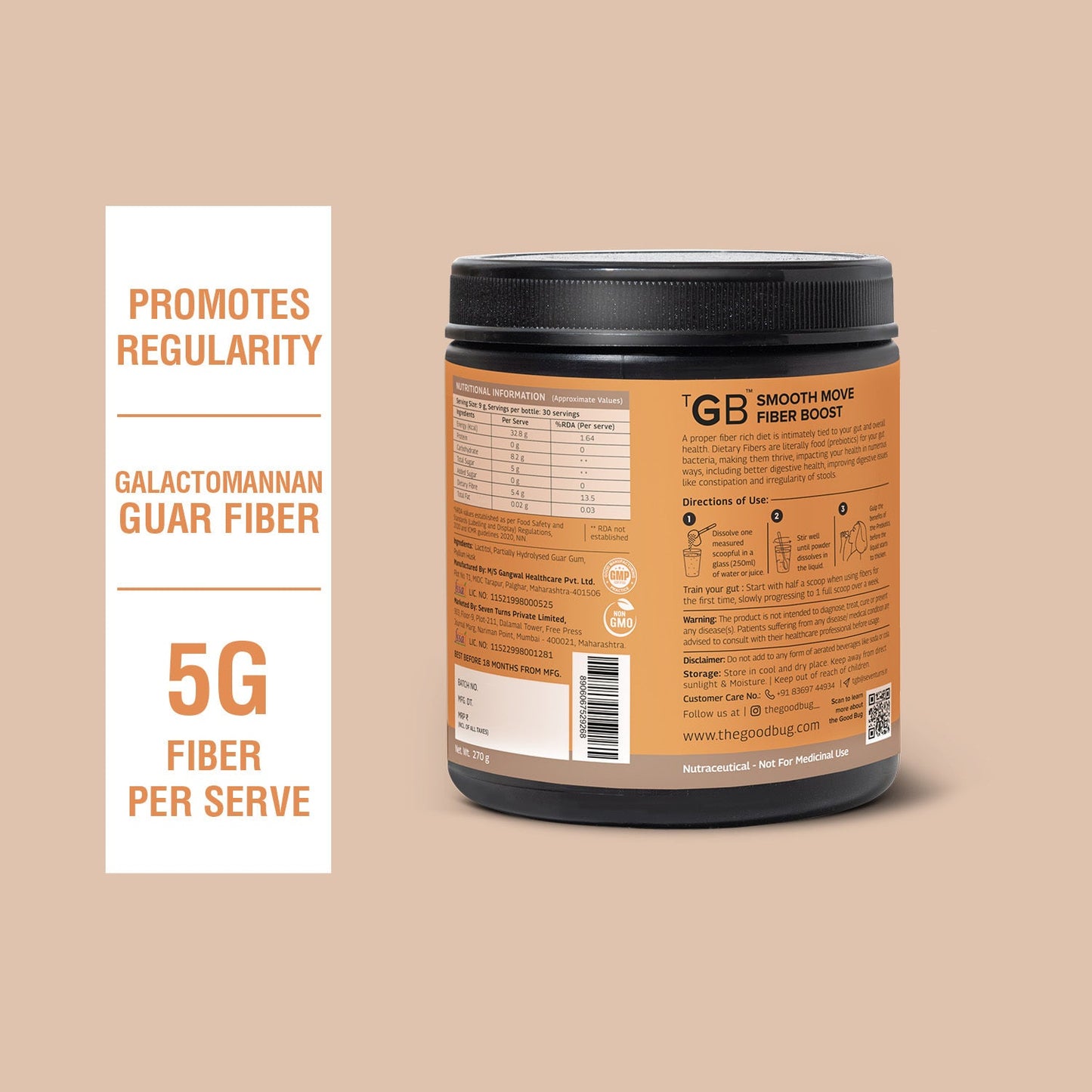 Smooth Move Fiber Boost | Regulates Bowel Movements