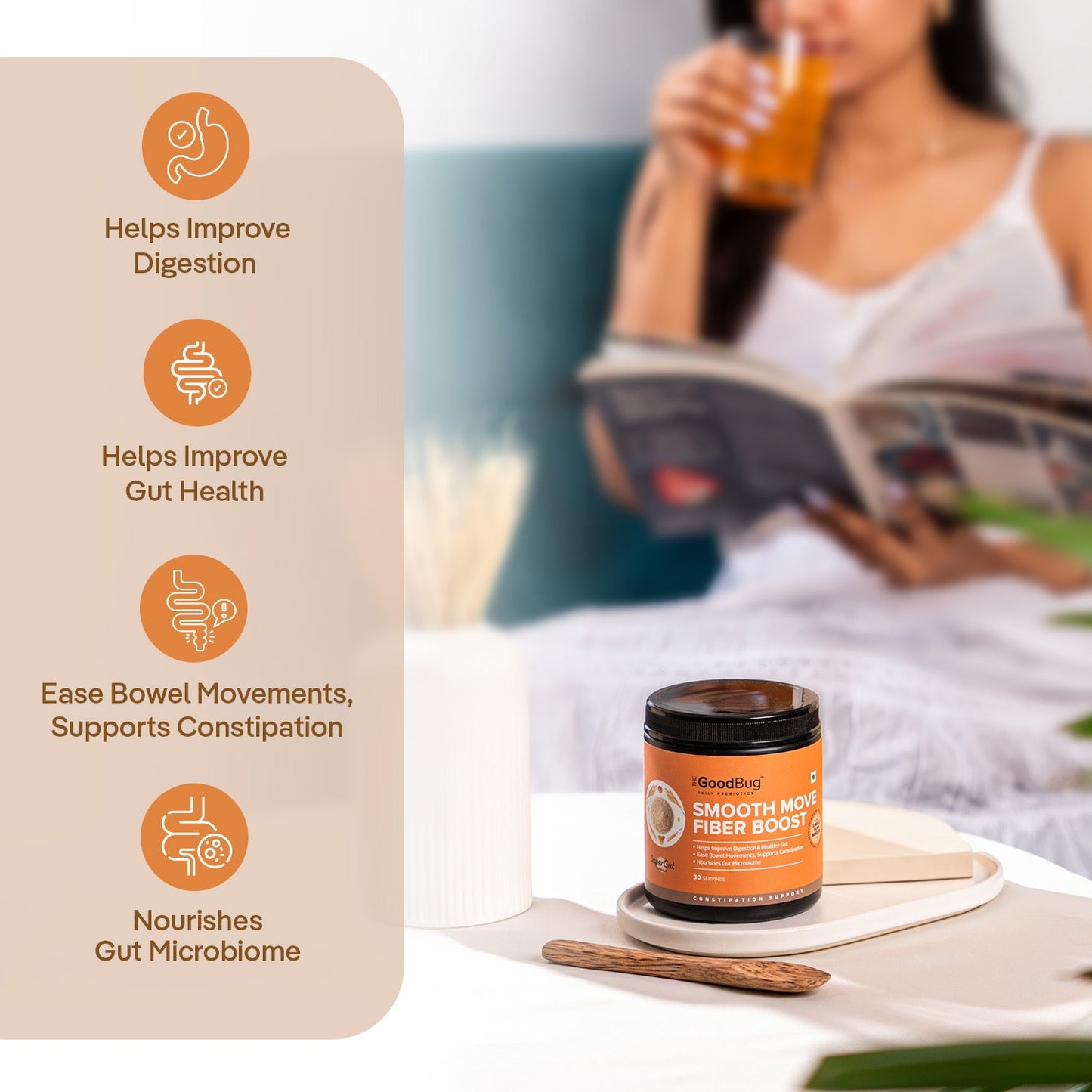 Smooth Move Fiber Boost | Regulates Bowel Movements
